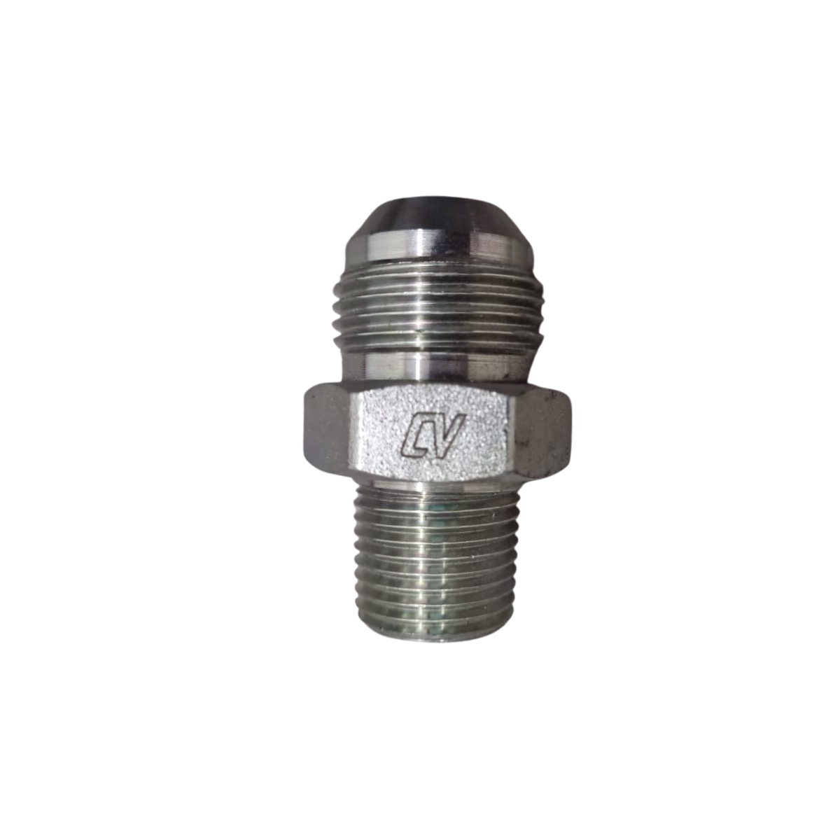 ADAPTADOR NIPLE COVALCA MACHO 8 NTP A 12 FLARE