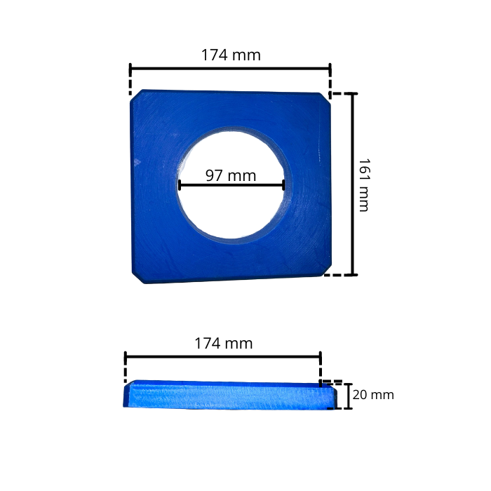 AMORTIGUADOR INFERIOR SB43 SM430 75MM - BOTTOM DAMPER