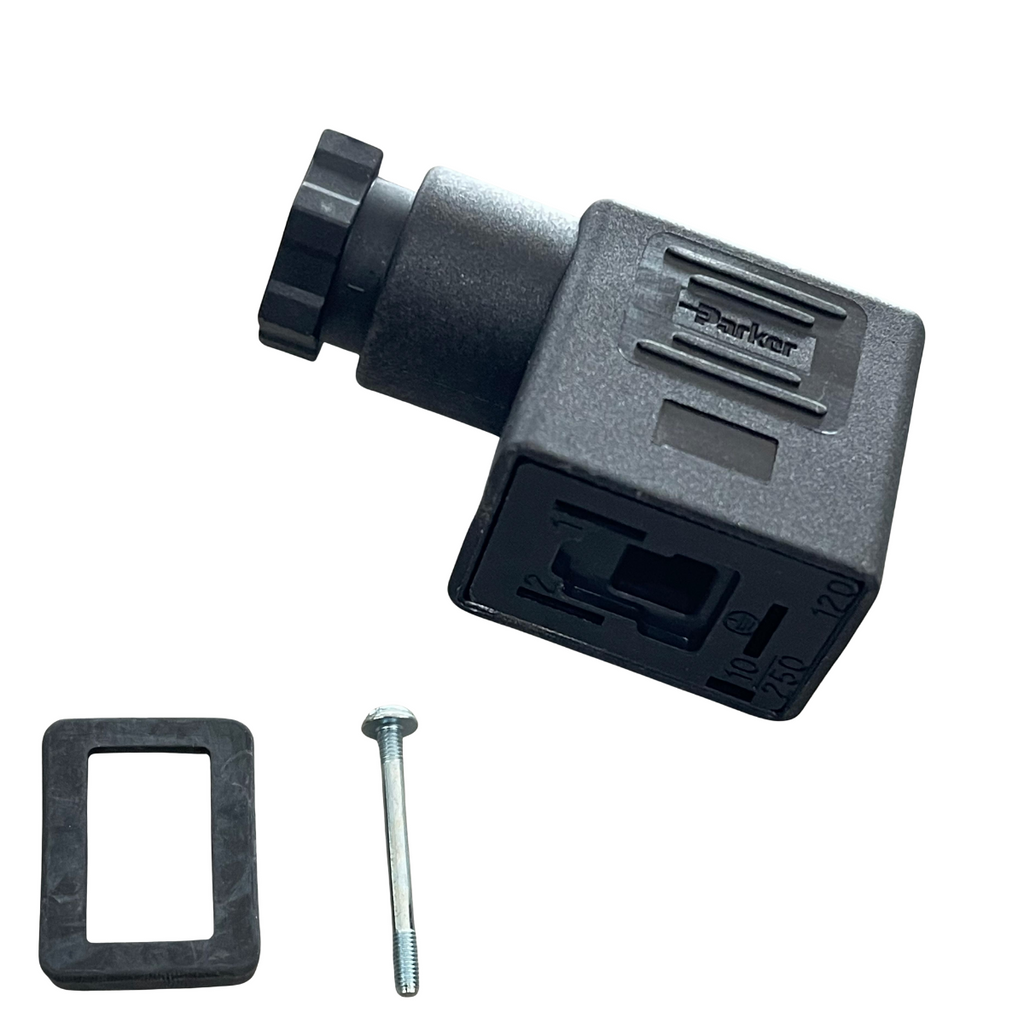 ARNÉS CONECTOR DIN PARKER 481043 PARA BOBINA SOLENOIDE - 22MM