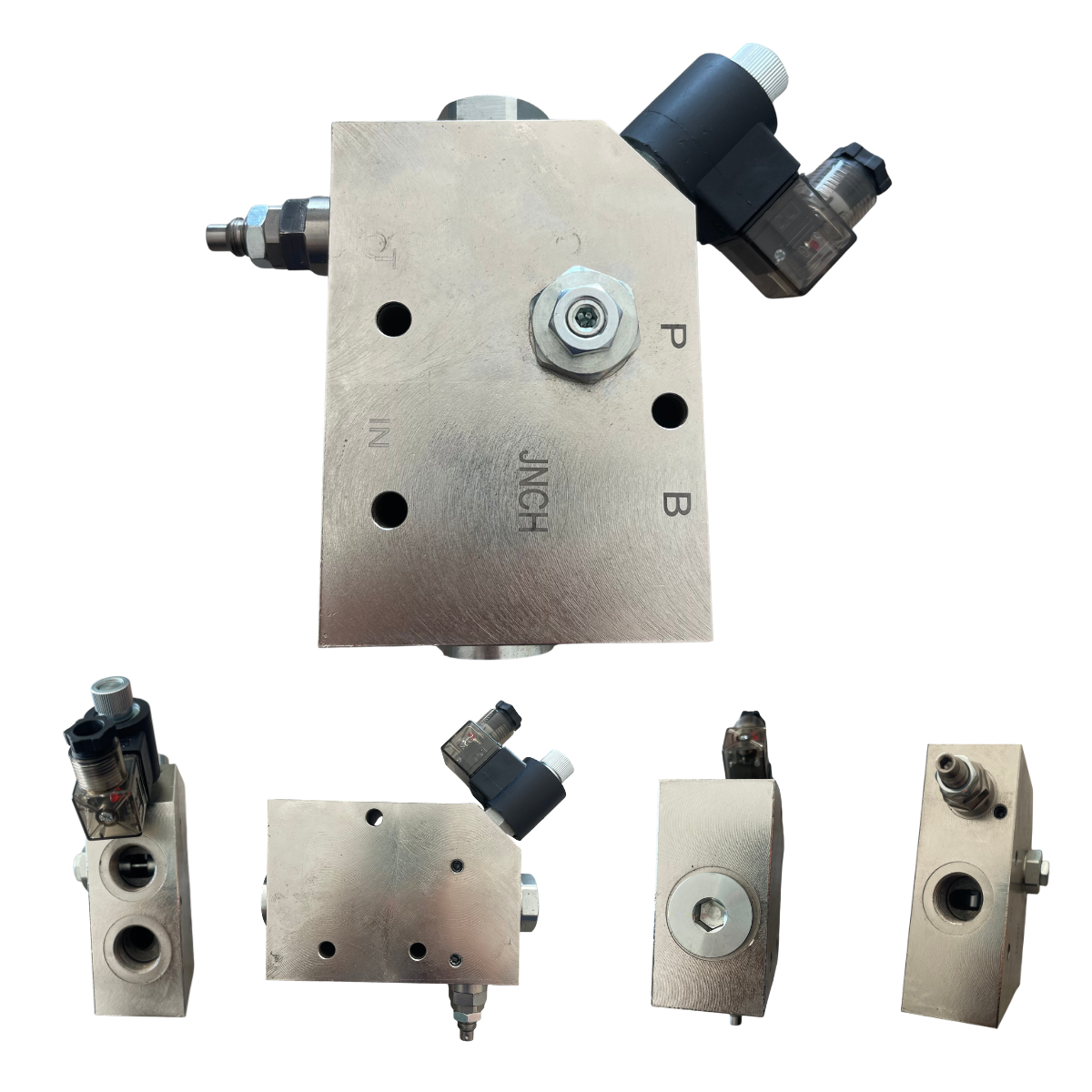 BANCO DE VÁLVULA PARA MARTILLO HIDRÁULICO - 12V