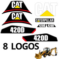 SET DE LOGOS CATERPILLAR CAT 420D