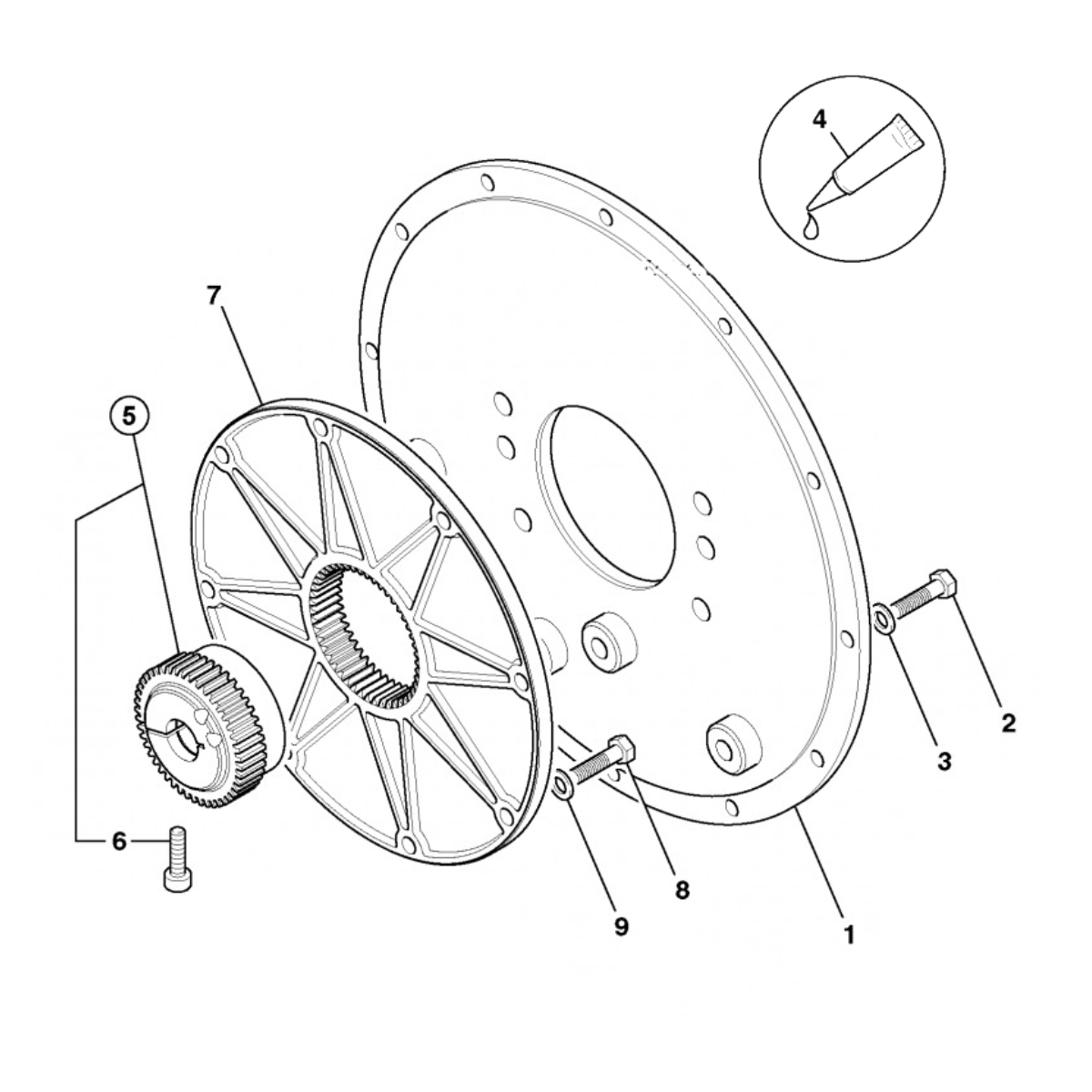 FLANGE BRIDA COPLE DE BOMBA 331/59807 - 225