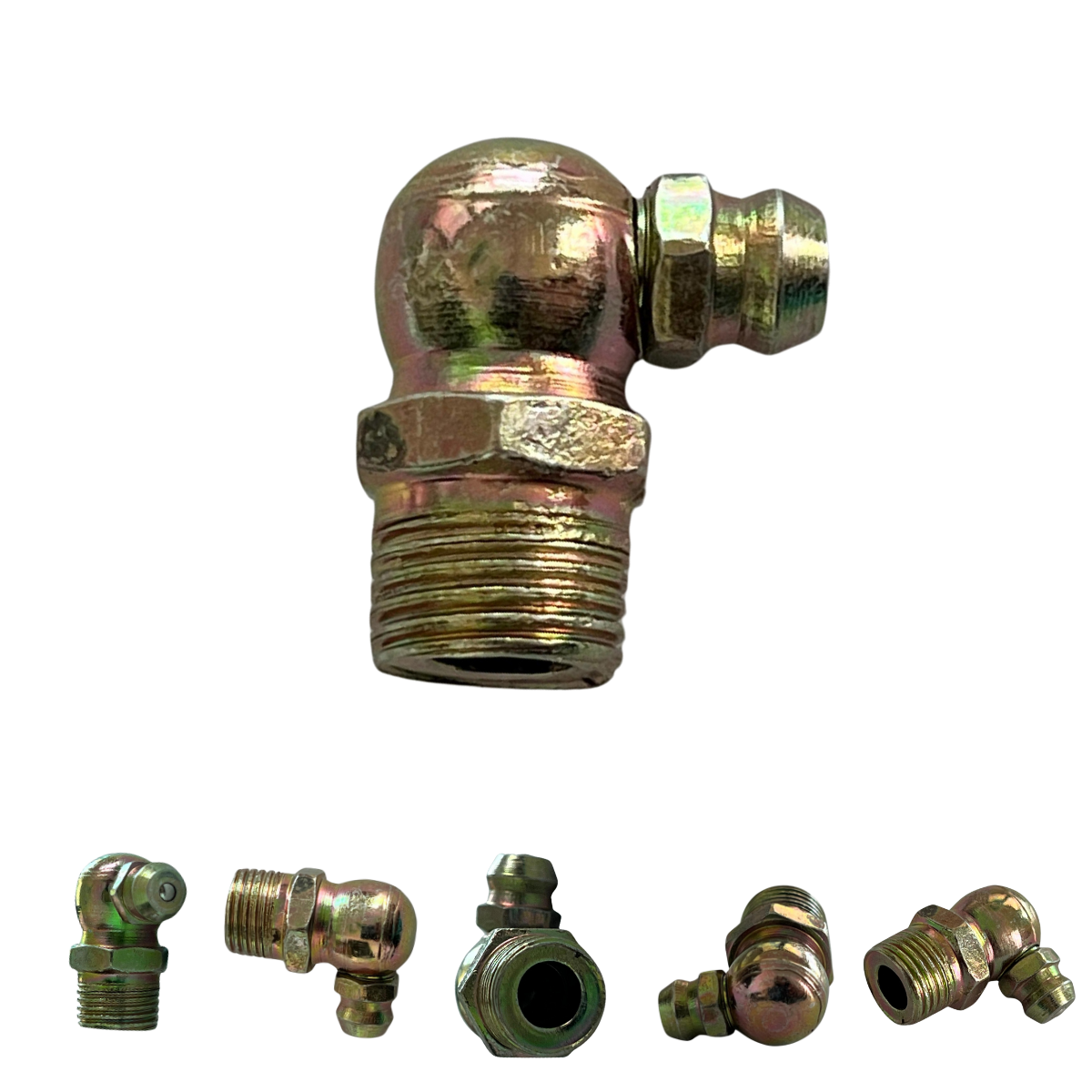 GRASERA CODO DE 90 GRADOS DE 3/8 - (1/8 NPT)