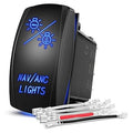 INTERRUPTOR ELÉCTRICO 12V/24V ON-OFF-ON PARA INTERPERIE