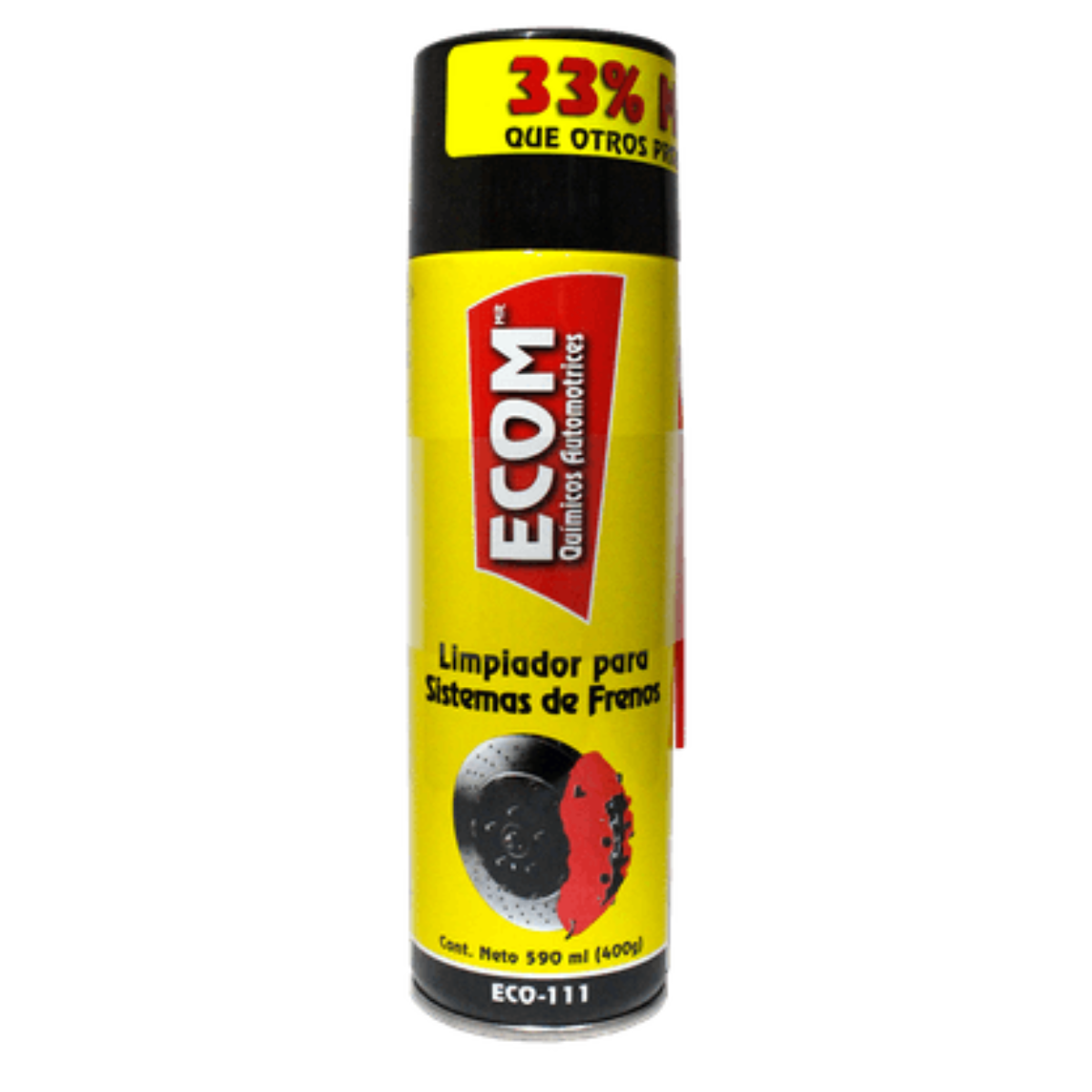 LIMPIADOR PARA SISTEMAS DE FRENOS ECO111 - 590ML - ECOM