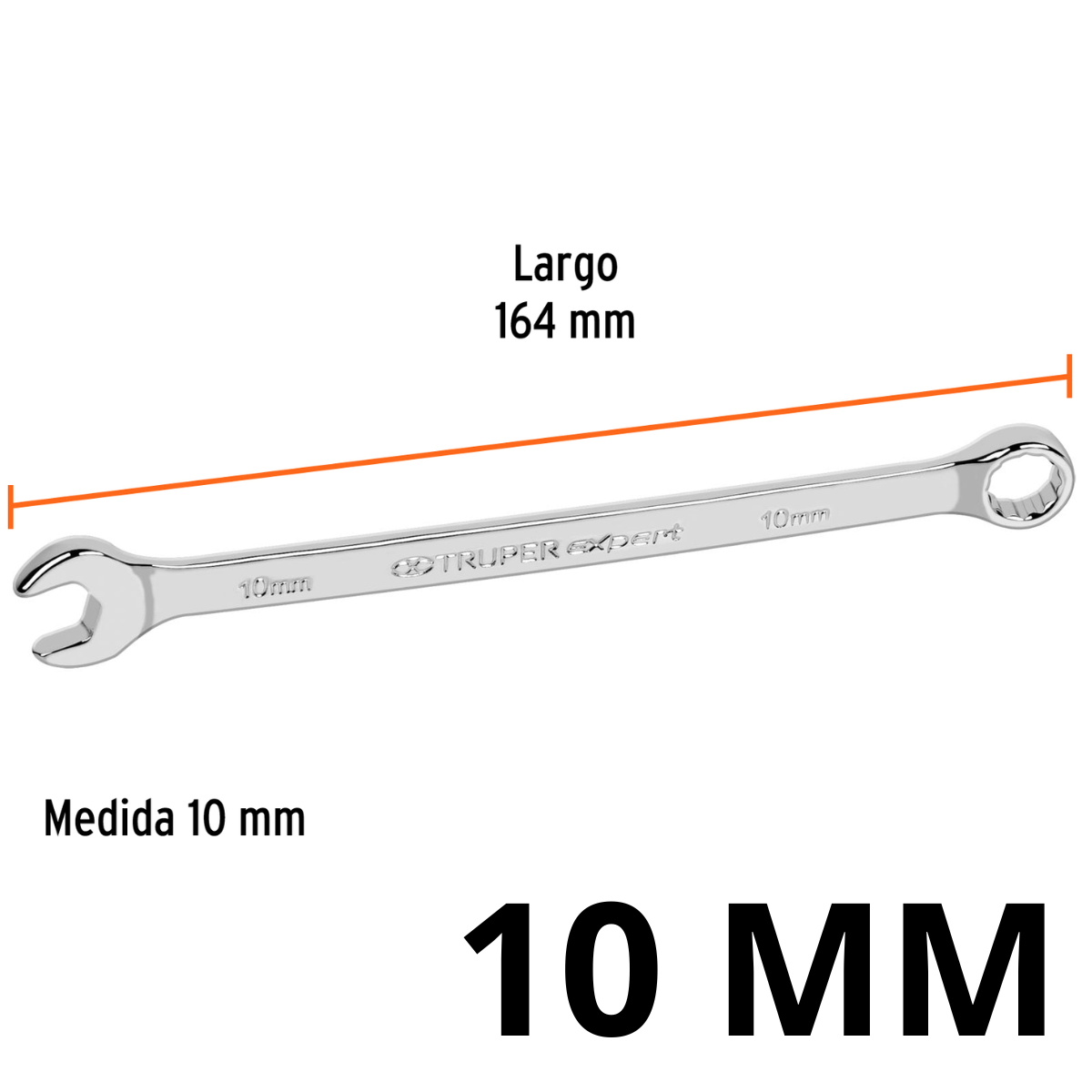 LLAVE COMBINADA EXTRALARGA 10MM