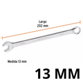 LLAVE COMBINADA EXTRALARGA 13MM