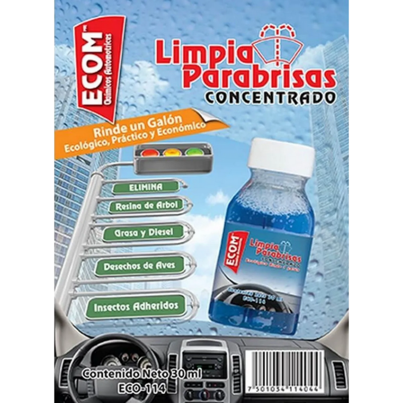 LIMPIAPARABRISAS CONCENTRADO ECO114 - 30ML
