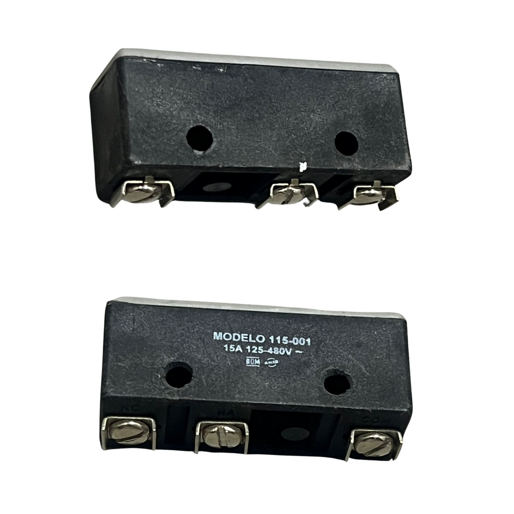 MICRO INTERRUPTOR 115-001 CON BOTÓN P ACCIONADOR DE PIE MARTIILLO 15A 12-480V