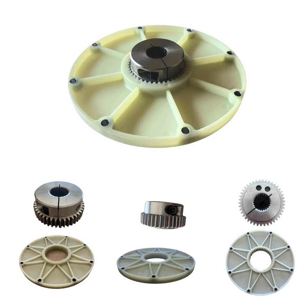 SET BRIDA FLANGE Y ENGRANE D314.25 42TZ23 JCB VMT146D BOWEX