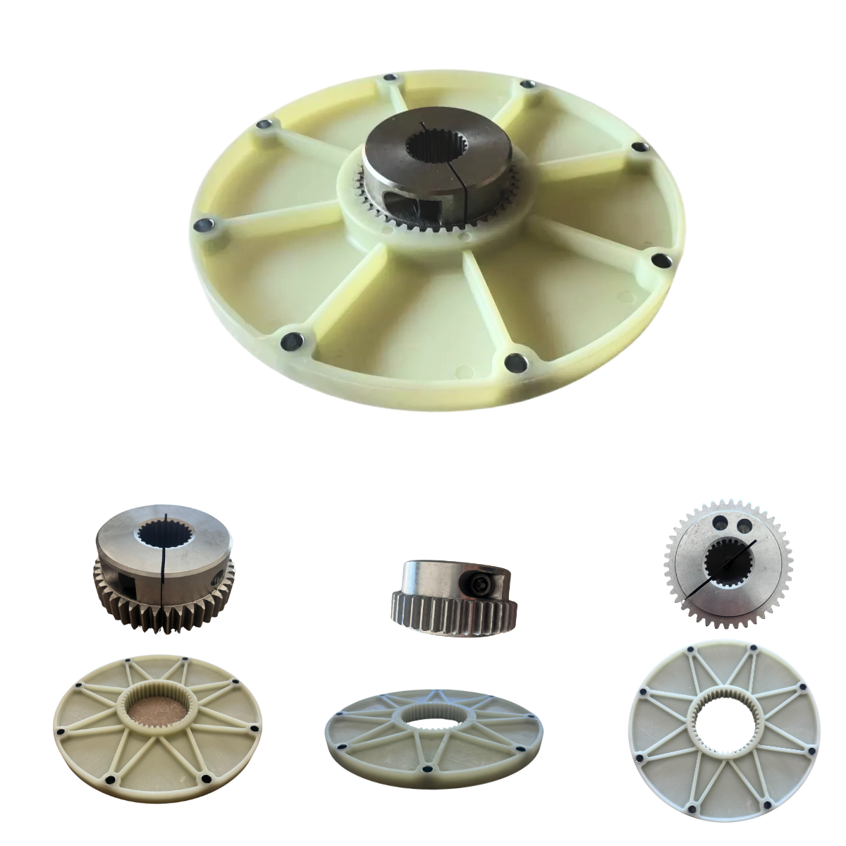 SET BRIDA FLANGE Y ENGRANE D314.25 42TZ23 JCB VMT146D BOWEX