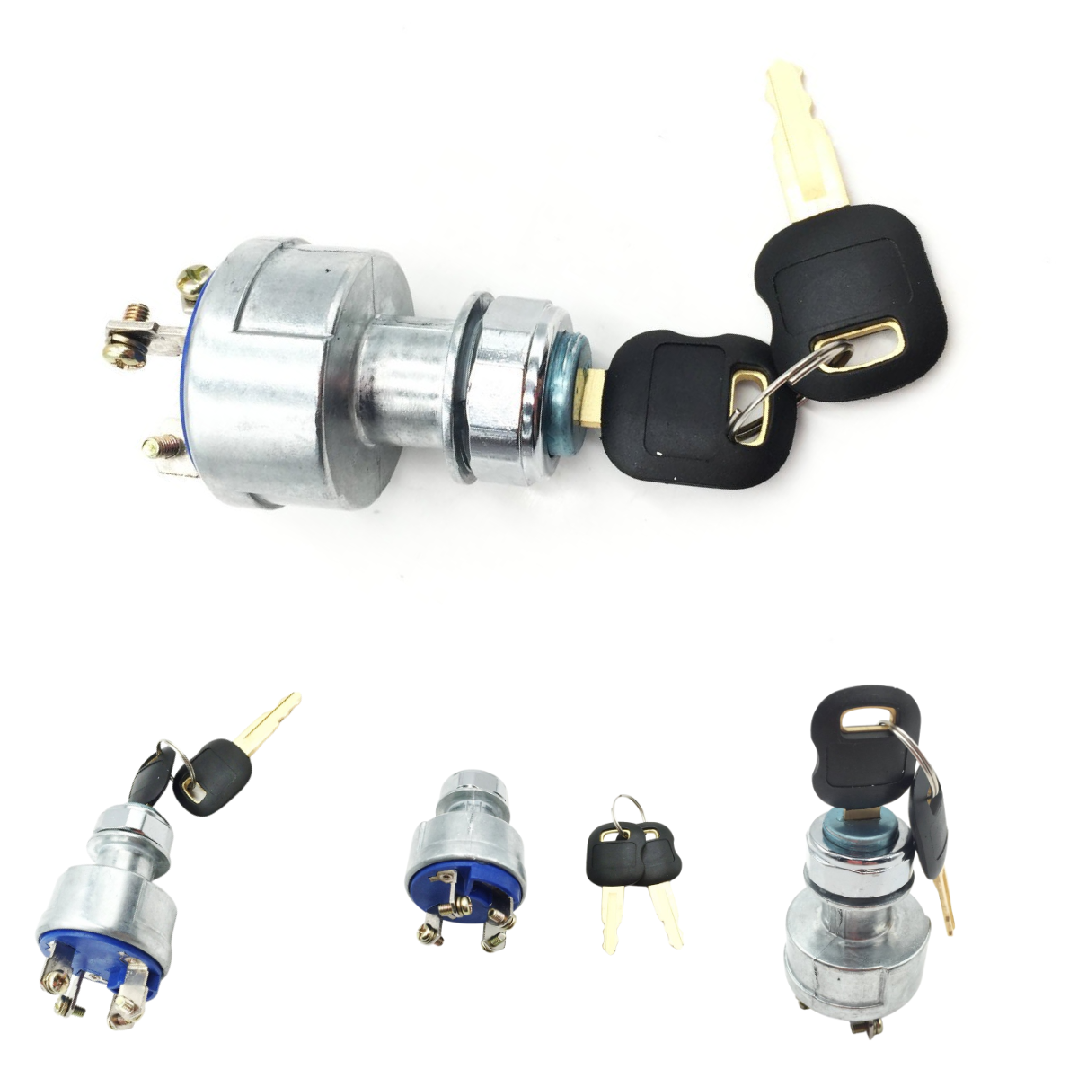 SWTICH INTERRUPTOR ENCENDIDO 4 CABLES Y 2 LLAVES CAT