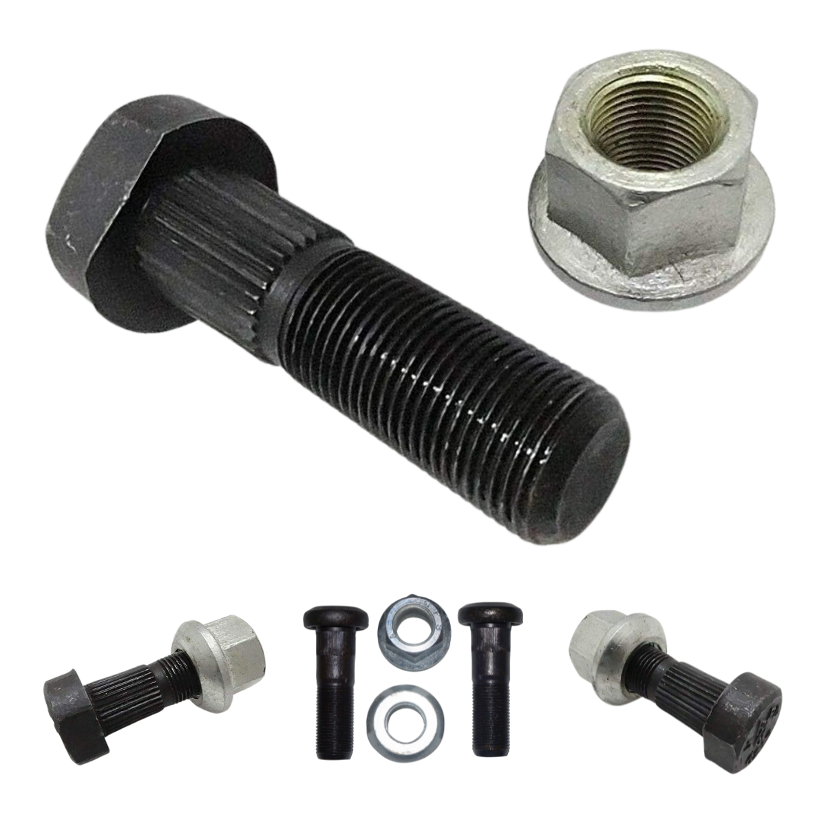 BIRLO Y TUERCA PARA MINICARGADOR JCB 225 5/8