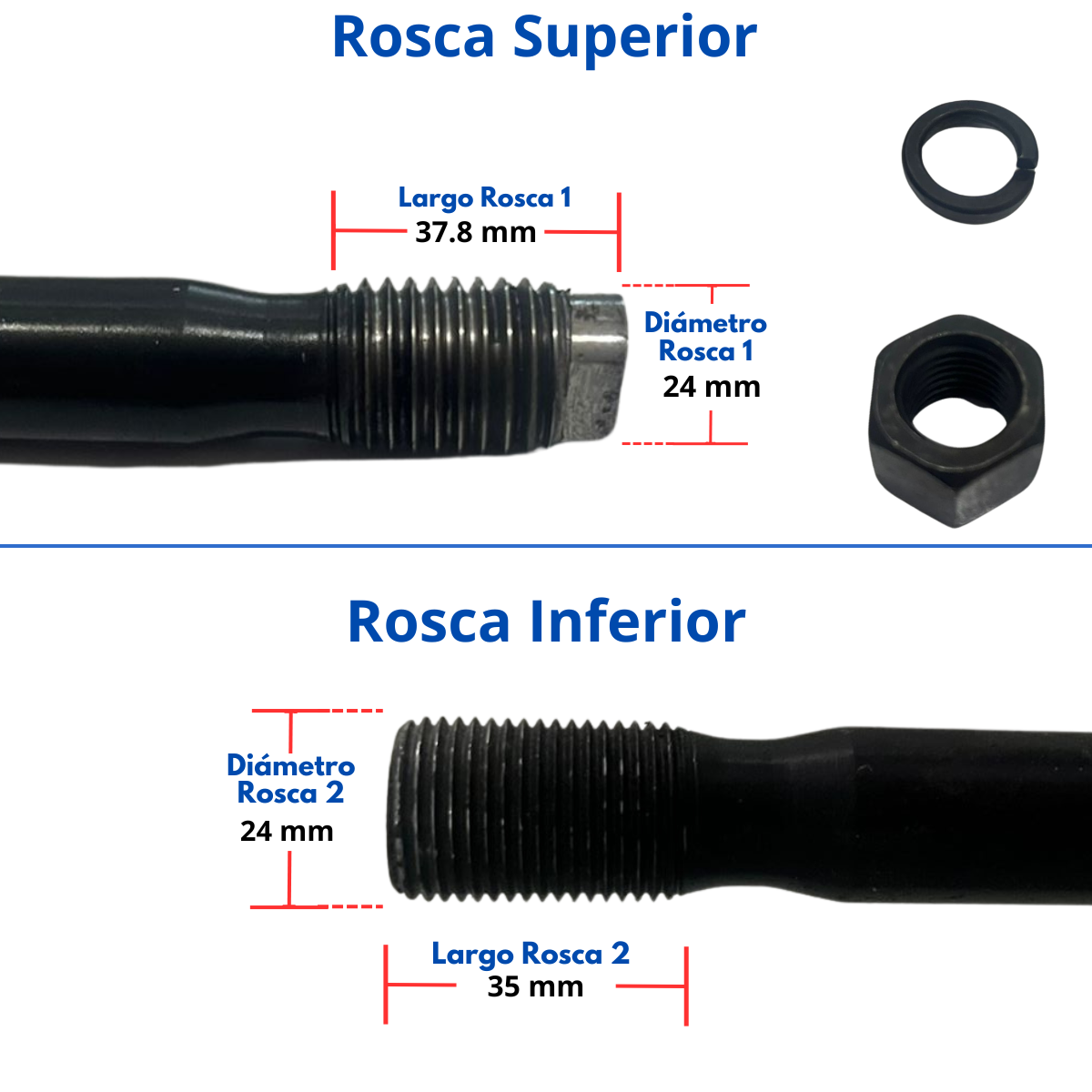 TORNILLO TENSOR SB30 SB300 - THROUGH BOLT