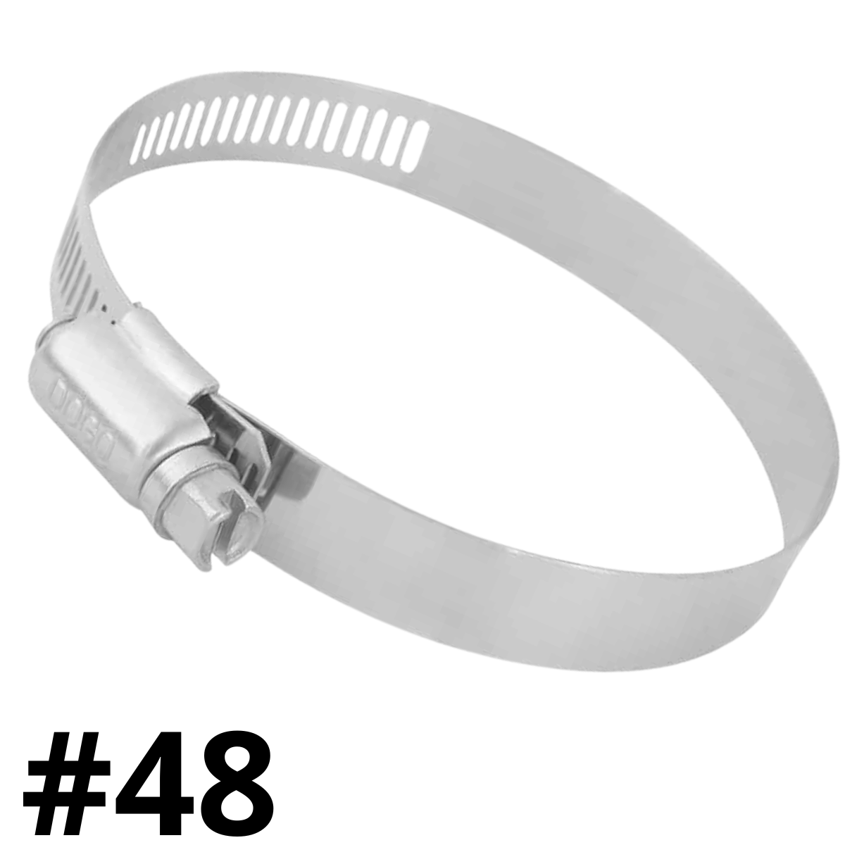 ABRAZADERA REFORZADA #48 - 65-89MM - 2-9/16 - 3-1/2"