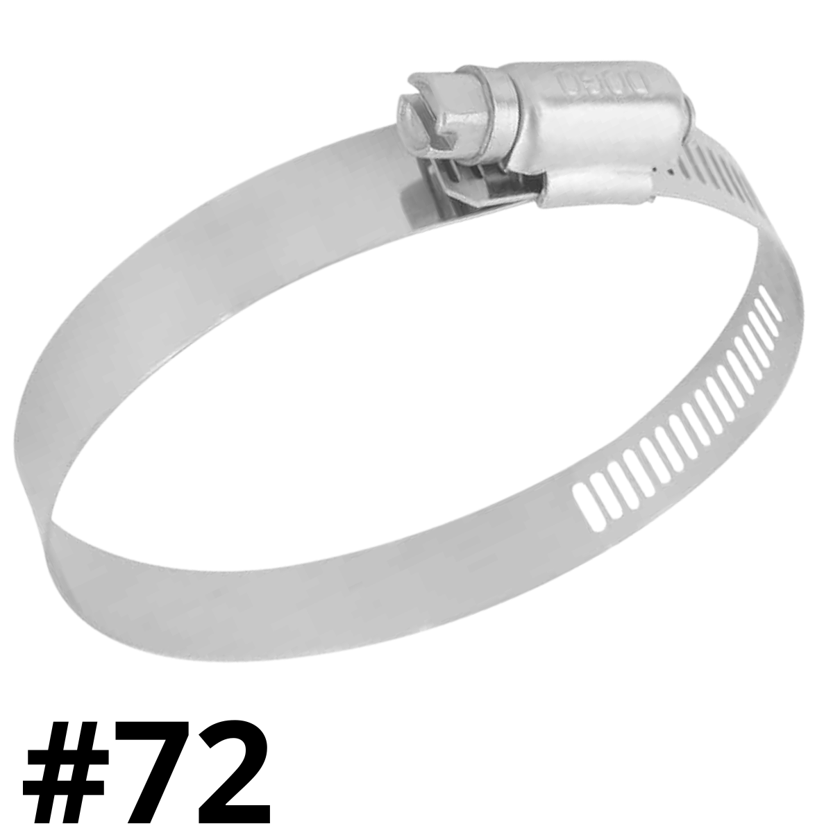 ABRAZADERA REFORZADA #72 105-127MM - 4-1/8 - 5"