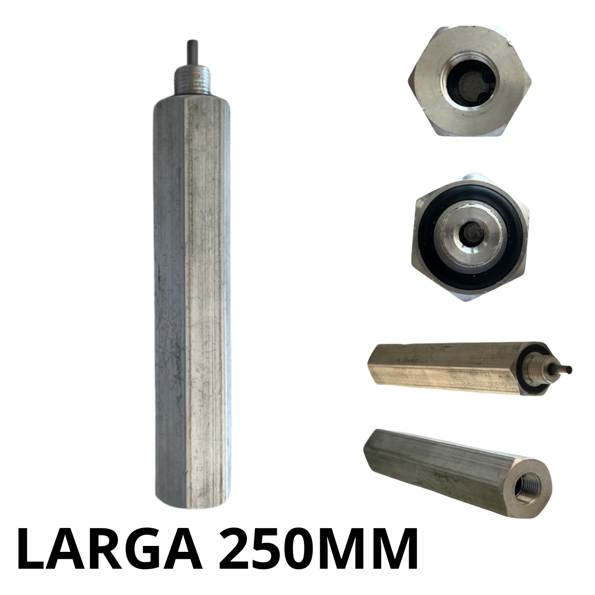 EXTENSIÓN LARGA PARA CARGA DE NITRÓGENO 250MM