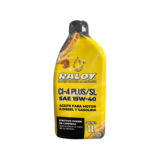 ACEITE RALOY DIESEL POWER SAE 15W40 API CI4 PLUS - 1LITRO