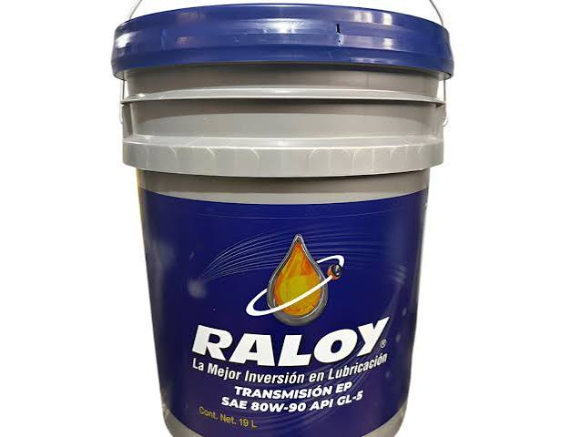 CUBETA 80W90 TRANSMISIÓN GL-4 EP SAE - RALOY - 19L