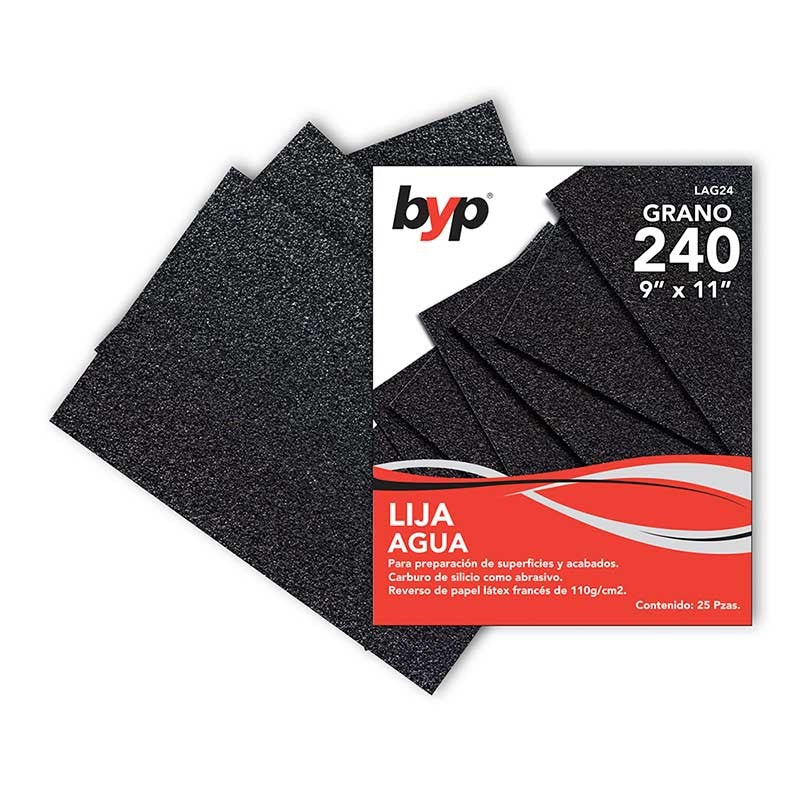 LIJA DE AGUA GRANO 240 - 9 X 11